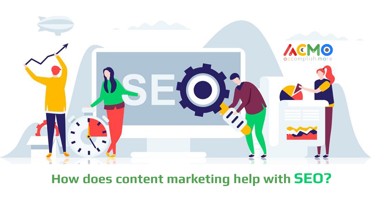 How does content marketing help with SEO?