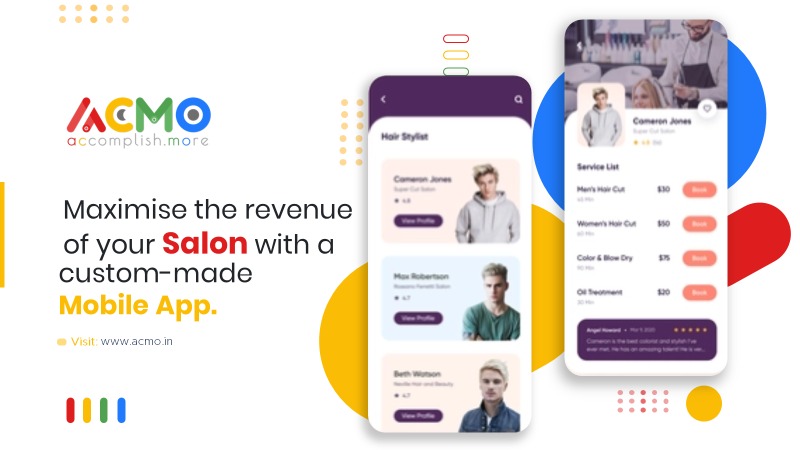 Maximise the revenue of your salon with a custom-made mobile app