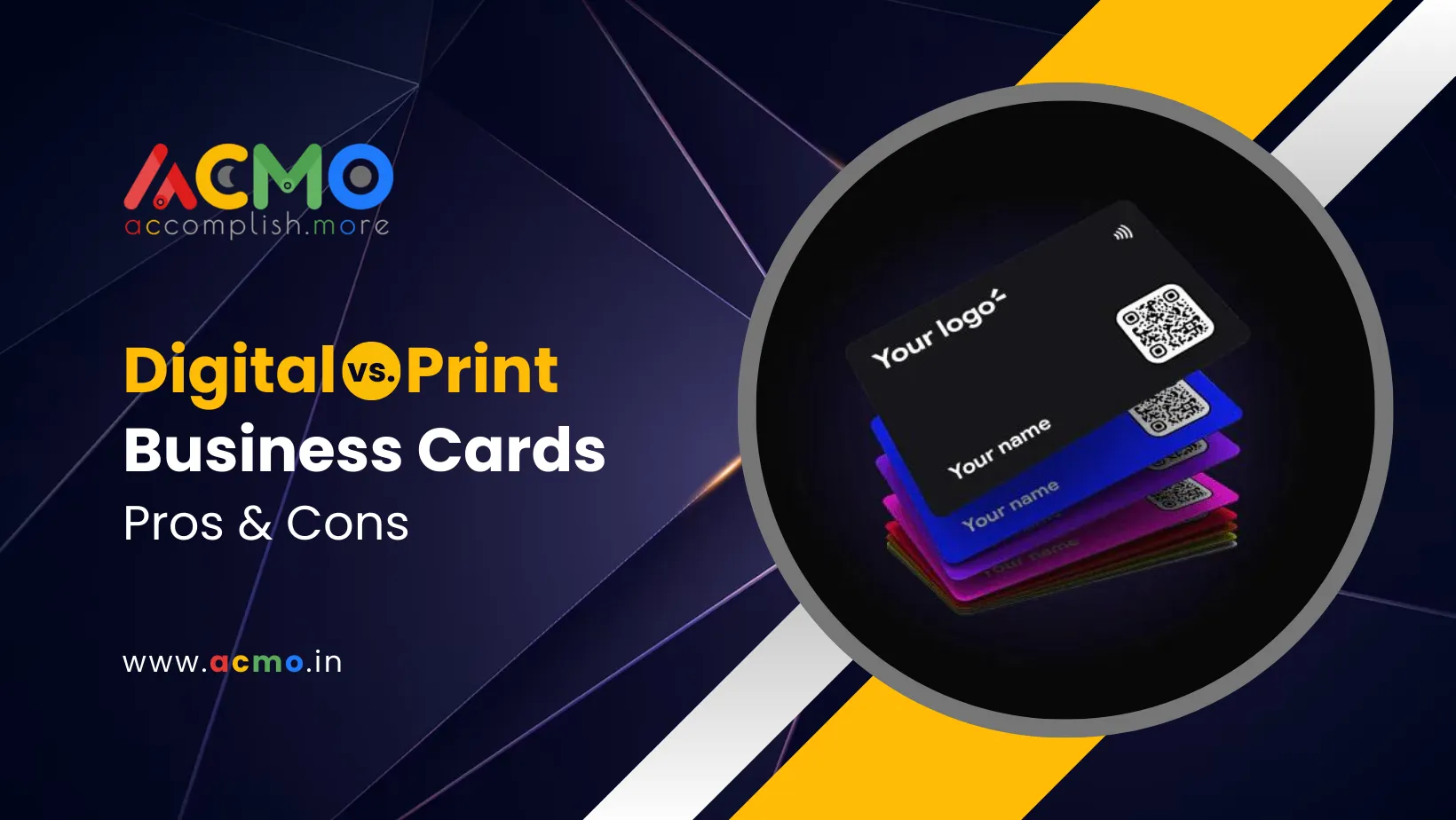 Digital vs. Print Business Cards: Pros and Cons