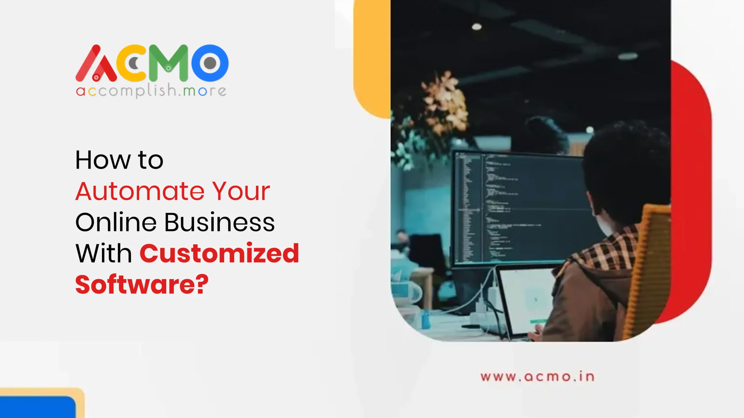 How to automate your online business with customized software?