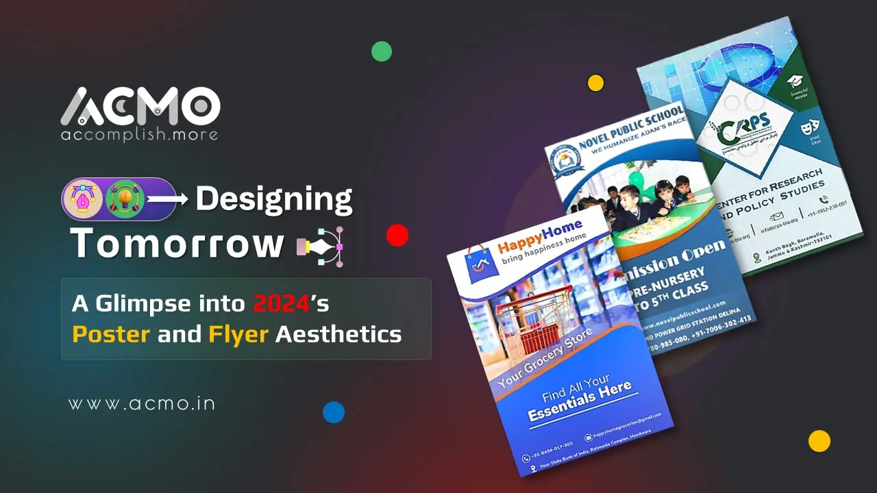 Poster and Flyer Design Trends in 2024