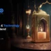 The picture shows lit candles.